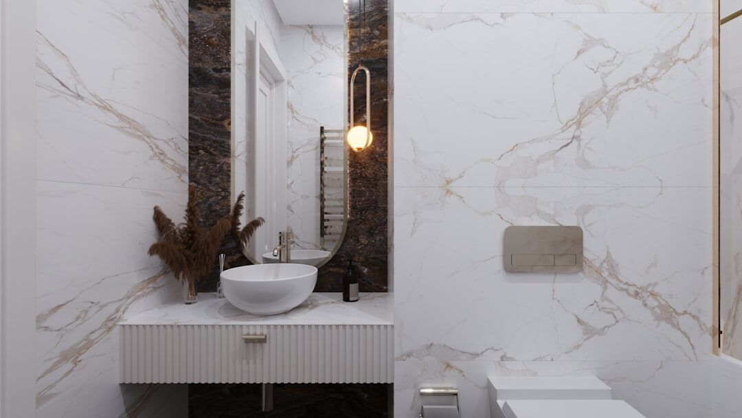 luxury bathroom interior
