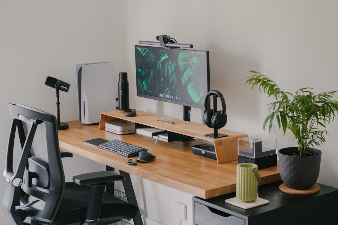 elegant home office setup