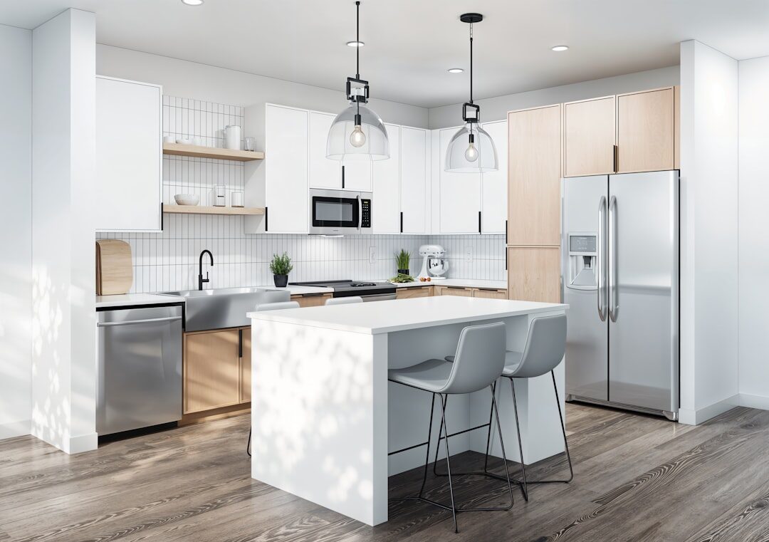 modern kitchen interior